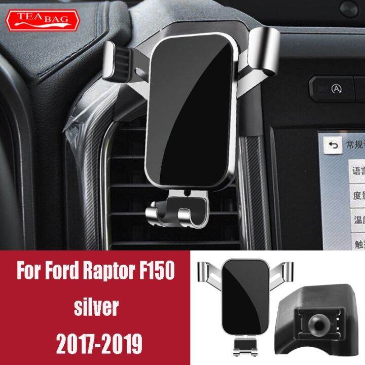 ที่วางโทรศัพท์ในรถปรับแต่งสำหรับฟอร์ดเอสเคป-explorer-raptor-f150-kuga-2016-2020-gps-ที่ตั้งระบายอากาศวงเล็บ-snap-type-accessories