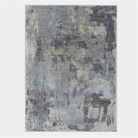 Bubble Kiss Chinese Abstract Gray Pattern Crystal Velvet Carpets For Living Room Table Chair Soft Floor Rugs Non-slip Floor Mat