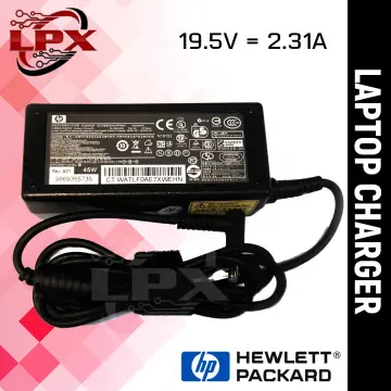 CARGADOR ORIGINAL HP COMPAQ 45W / 19.5V / 2.31A / 3.0 X 4.5 MM