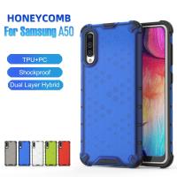 สำหรับSamsung Galaxy A50/A50S/A30S Dual Layerเคสป้องกันแบบไฮบริดTPU + PC Honeycombเกราะไฮบริดที่ขรุขระเคสป้องกันแบบไฮบริดเคสกันกระแทกปลอก