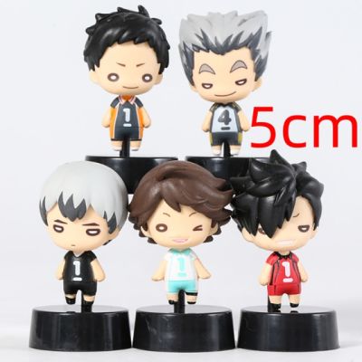 5ซม. Haikyuu Oikawa Tooru Kuroo Tetsurou Kotaro Bokuto Kita Shinsuke Daichi Sawamura Pvc ตัวเลขของเล่น5ชิ้น/เซ็ตตุ๊กตา