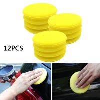 12PCS High Density Car Waxing Polish Foam Sponge Detailing Applicator Pad Curing and Polishing Sponge Car Waxing Car Tools