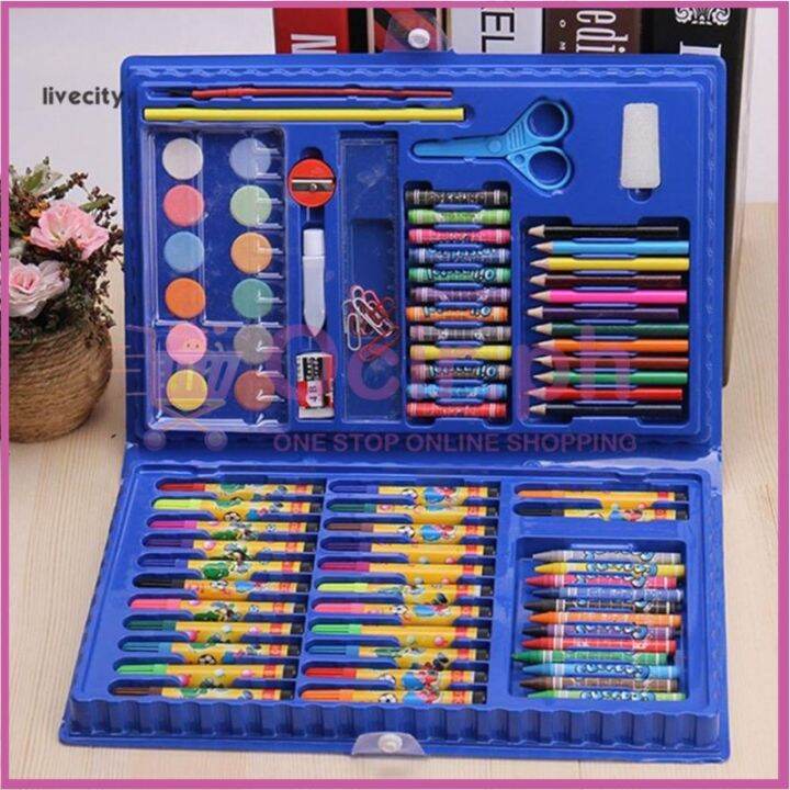 86Pcs Kids Art Set Children Drawing Set Water Color Pen Painting Drawing Tool Art Supplies Gift
