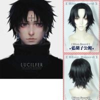 Zuoci Store Hunter X Hunter Kulolo Lushilufelu วิกผมสั้นดำ Cosplay ทรงผมวันฮาโลวีน + ตาข่ายคลุมผมสำหรับใส่วิก