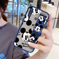 UCUC เคสโทรศัพท์เคสสำหรับหัวเหว่ย Y9 2019การ์ตูน Mickey Mouse เคสมือถือ เคสโทรศัพท์ เคสสาวกันกระแทก Frosted กลับนุ่มขอบฝาครอบเลนส์ป้องกันเลนส์โทรศัพท์บางเฉียบกรณี (มีสายรัดข้อมือ)