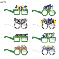 NCSW แว่นตาฟุตบอลโลก2022 8ชิ้นอุปกรณ์งานเลี้ยงอุปกรณ์บาร์คลับเครื่องประดับสำหรับ qatar World Cup