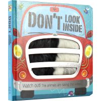 Don T look inside dont look inside children touch perception enlightenment flipping books early childhood education enlightenment five senses Book Color Cognition touch perception hand eye coordination 0-3 years old English original imported