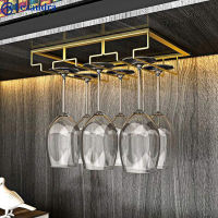 Stockstock】hanging Wine Glasses Holder Multifunctional Goblet Rack Organizer With 3 Slots For Restaurants Bars Kitchen