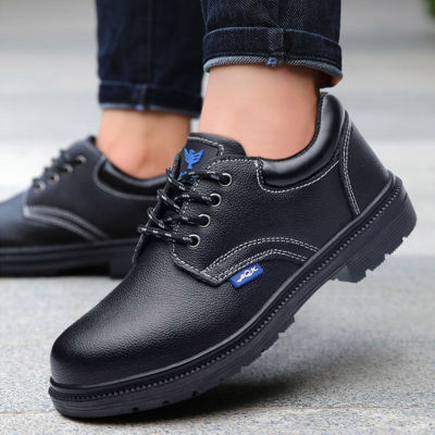 💥สินค้าสุดฮิต💥 รองเท้าเซฟตี้หัวเหล็ก รองเท้าทำงานผู้ชาย  ป้องกันการชนและป้องกันการแทง รองเท้าเซฟตี้สีดำ แฟชั่นสบาย safety shoes รองเท้าหัวเหล็ก