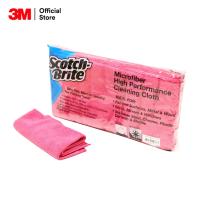 สก๊อตช์-ไบรต์™ ผ้าไยไมโครไฟเบอร์ 40x40 ซม. สีแดง Scotch-Brite™ Microfiber Wipe (40Cmx40Cm) Red