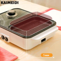 KAIMEIDI ถาดอบไฟฟ้าหม้อไฟฟ้า Shabu-Shabu กระทะคั่วแบบ All-In-One หม้อทำอาหารหม้อในร่มเตาอบไฟฟ้าไม่ติด