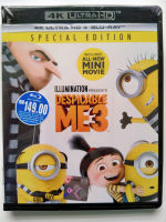 Despicable me 3 4K UHD Blu-ray บลูเรย์ แท้ (4K ไม่มีไทย /BD มีเสียงไทย ซับไทย)  แผ่นแท้