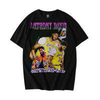 การออกแบบเดิมเสื้อยืด พิมพ์ลาย Anthony Davis | เสื้อยืด พิมพ์ลาย Los Angeles Lakers | เอ็นบีเอ | ลูกบาสเก็ตบอลS-5XL