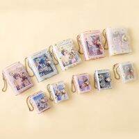 1/2 Inch 20Pockets Cute Mini Keychain Photo Album Snap Button Pocket Folders Collect Book Idol Kpop Binder Photocard Holder YZL7  Photo Albums