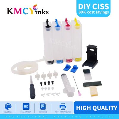 KMCYinks DIY CISS for 4 color printers for HP 301 301XL INK DeskJet 1050 2050 3050 2150 1510 2540 printer full ink Ink Cartridges
