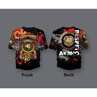 Anniversary AKP SKEPTRON Alpha Kappa Rho Full Sublimation 3D Printed T-Shirts with Round Collar and Short Sleeves Funny