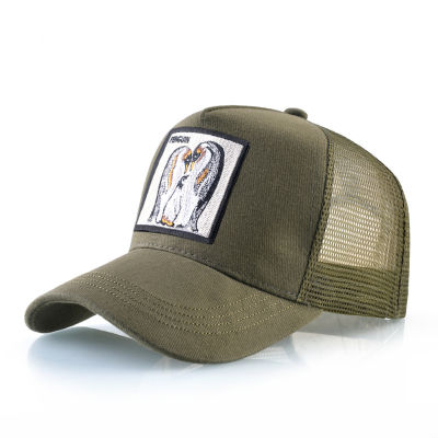 Breathable Baseball Hat Mens Summer Cap MAN FREE SHIPPING Animal Caps Womens BASEBAL Embroidered Hats Mesh Hip Hop Stylish Dad