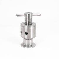 [HOT] 1.5 quot; Tri Clamp 0.5-5 Bar Adjustable Pressure Relief Safety Valve Sanitary SUS 304 Stainless Steel Beer Brewing Fermenter Keg