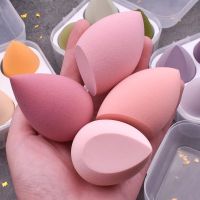 4pcs Makeup Sponge Puff Dry and Wet Combined Foundation Bevel Cut Make Up Tools