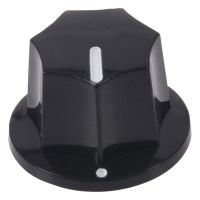 Jazz Bass Knobs - plastic Black 3 PCS