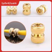 LYDV42UAM 1/2 "3/4" อุปกรณ์รดน้ำตัวต่อท่อส่งน้ำท่อก๊อกน้ำตัวเชื่อมต่อแบบยึดติดกับข้อต่อทองเหลืองอุปกรณ์แปลงพลังงาน