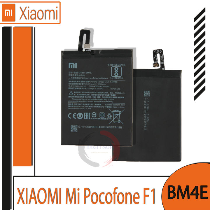 Xiaomi Mi Pocofone F1 Battery Model Bm4e 4000mah Original Equipment Manufacturer Oem 8227