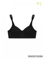 SABINA BRALESS เสื้อชั้นในไม่มีโครง Seamless Fit รุ่น Perfect Bra รหัส SBXD97202 สีดำ