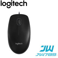 Logitech Mouse USB รุ่น B100 (Black) (จัดส่ง Kerry 1-5 วัน)