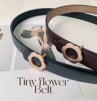 chuuchop_พร้อมส่ง(C8190)???Tiny flower  Belt เข็มขัดหัวรูปดอกไม้ มี 2 สี