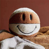 32 ซม.Smile Ball Plush ของเล่นน่ารักบาสเกตบอลหมอนรถบ้านบาสเกตบอลตุ๊กตายิ้ม Ball Vent โยนตุ๊กตาหมอน-Deuerir