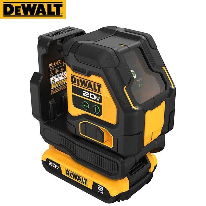 lhuabo2q Dewalt DCLE34021 laser level 20V lithium battery crosshair
