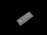 โลโก้หัวกีต้าร์ Kiesel [Silver Metallic]