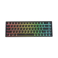 GamaKay MK68 68 Keys RGB Hot Swappable Type-C Wired Mechanical Keyboard Gateron Optical Switch NKRO PBT Pudding Gaming Keyboards