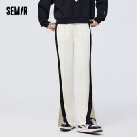 Semir กางเกงลำลองผู้หญิงแยกการปิดกั้นสีกางเกงขาม้า2023ฤดูใบไม้ผลิกางเกงกีฬาใหม่ Ins แนวโน้ม