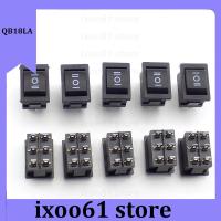 ixoo61 store 5pcs Switch boat Rocker On/Off Switch  6 Feet 3 mode AC 125V 10A AC 250V 6A Power Push Button 21*15mm