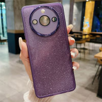 เคสสำหรับ Realme 11 5G หรูหราฟิล์มกระจกติดเลนส์เลเซอร์ TPU เคสโทรศัพท์นิ่มกันกระแทก