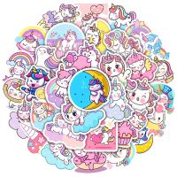 【CW】○¤▥  10/30/50PCS Unicorn Cartoon Graffiti Sticker Kids Decoration Laptop Decal CupHelmetWholesale