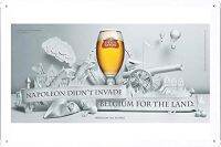 แผ่นโปสเตอร์ป้ายโลหะดีบุก (8 "X 12") ของ Stella Artoise: นโปเลียนโดยอาหาร &amp; เครื่องหมายตกแต่งเครื่องดื่ม