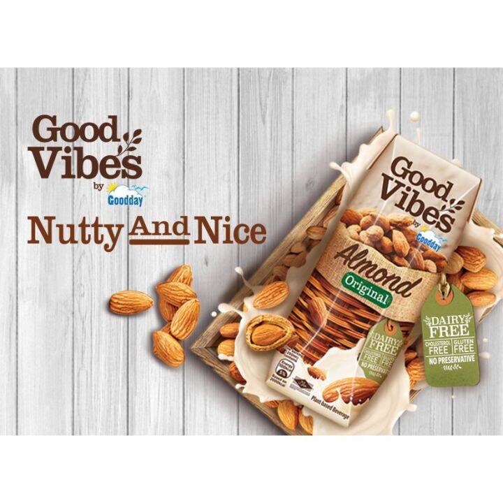 Good Vibes Almond Original Dairy Free Milk 250ml Lazada