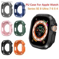 TPU Cover for Apple Watch Ultra Case 49mm 45mm 41mm 44mm 40mm Bumper Frame Protector for iWatch Series SE 8 Ultra 7 6 5 4