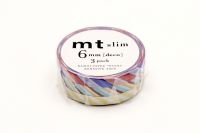 mt slim twist cord C (MTSLIM12) / เทปตกแต่งวาชิ รุ่น slim ลาย twist cord C แบรนด์ mt masking tape จากประเทศญี่ปุ่น