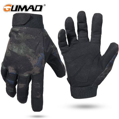 Neuim Summer Men Tactical Gloves Hunting Black Full Finger Glove Army Military Bicycle Mitten Camo  Hiking Climbing Shooting