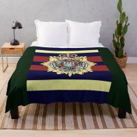 Ready Stock Royal Logistics Corps RLC CAP BADGE Throw Blanket Plaid Warm Blanket Hairy Blanket