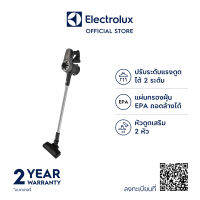 Electrolux EFP31312 เครื่องดูดฝุ่นไร้สาย 2-in-1 21.6 โวลต์ แผ่นกรองฝุ่น EPA สี Tungsten Grey