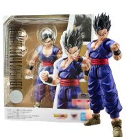 หุ่นซูเปอร์ฮีโร่ SHF ซุนโกฮัง PVC ดราก้อนบอล16ซม. แอคชันฟิกเกอร์ DBZ ซูเปอร์ยาน Guhan โมเดลเคลื่อนไหวพีวีซีของขวัญของเล่นเคลื่อนย้ายได้