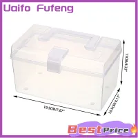 Uaifo หน้ากากพร้อมที่จับกล่องเก็บของกันฝุ่น,กล่องกล่องเก็บของการจัดเก็บของเบ็ดเตล็ดความจุเยอะปิดผนึกกันฝุ่นกันน้ำที่เก็บฟิวส์บ็อกซ์