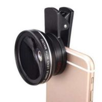 LIEQI รุ่น LQ-027 เลนส์เสริมมือถือ 2 in 1 Super wide angle 0.45x &amp; Macro 10x Lens(สีดำ) ##ที่ชาร์จ หูฟัง เคส Airpodss ลำโพง Wireless Bluetooth คอมพิวเตอร์ โทรศัพท์ USB ปลั๊ก เมาท์ HDMI สายคอมพิวเตอร์