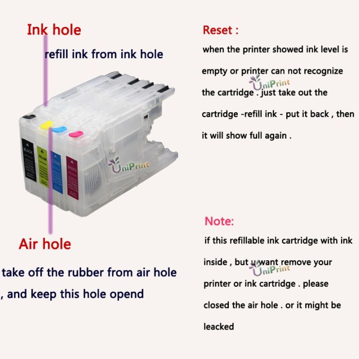 4pcs-refillable-ink-cartridge-for-brother-lc75-79-lc1240-lc1220-mfc-j6510dw-j6710dw-j6910dw-j5910dw-dcp-j525w-j725dw-j925dw-ink-cartridges