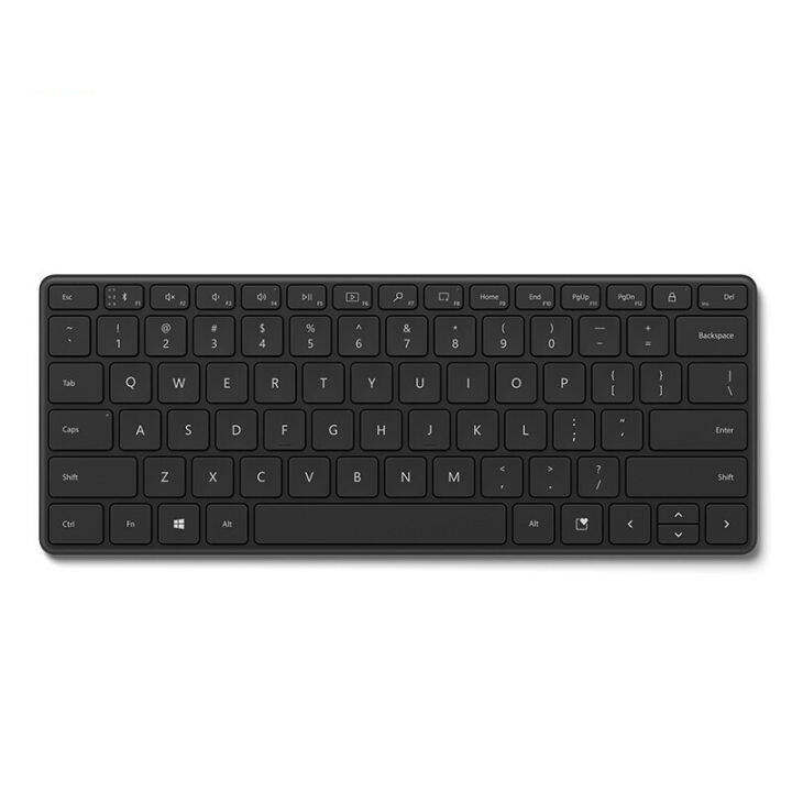 Microsoft Designer Compact Keyboard Matte Black Standalone Wireless