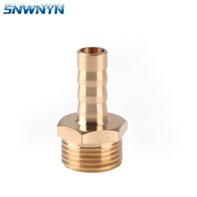Brass Stright Pipe Fitting OD 6mm-19mm Hose Barb Tail 1/8 quot; 1/4 quot; 3/8 quot; 1/2 quot; 3/4 quot; 1 quot; BSP Male Thread Pagoda Connector Adapter